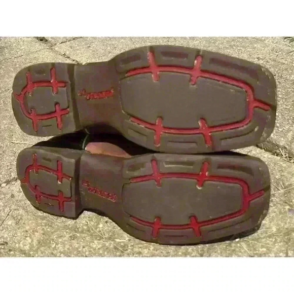 Durango Brown Union Flag Patriotic Western Boots Kids 8” Size US 6M - Picture 9 of 14